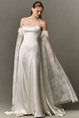 Geisha Designs Lace Maxi Cape