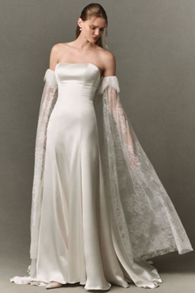 Geisha Designs Lace Maxi Cape