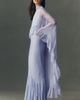 Geisha Designs Leigh Chiffon Slip Maxi Dress With Ruffle Cape - 4