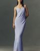 Geisha Designs Leigh Chiffon Slip Maxi Dress With Ruffle Cape - 5