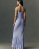 Geisha Designs Leigh Chiffon Slip Maxi Dress With Ruffle Cape - 6