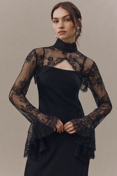 Geisha Designs Long-Sleeve Lace Topper