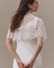 Geisha Designs Short-Sleeve Lace Cape - 3