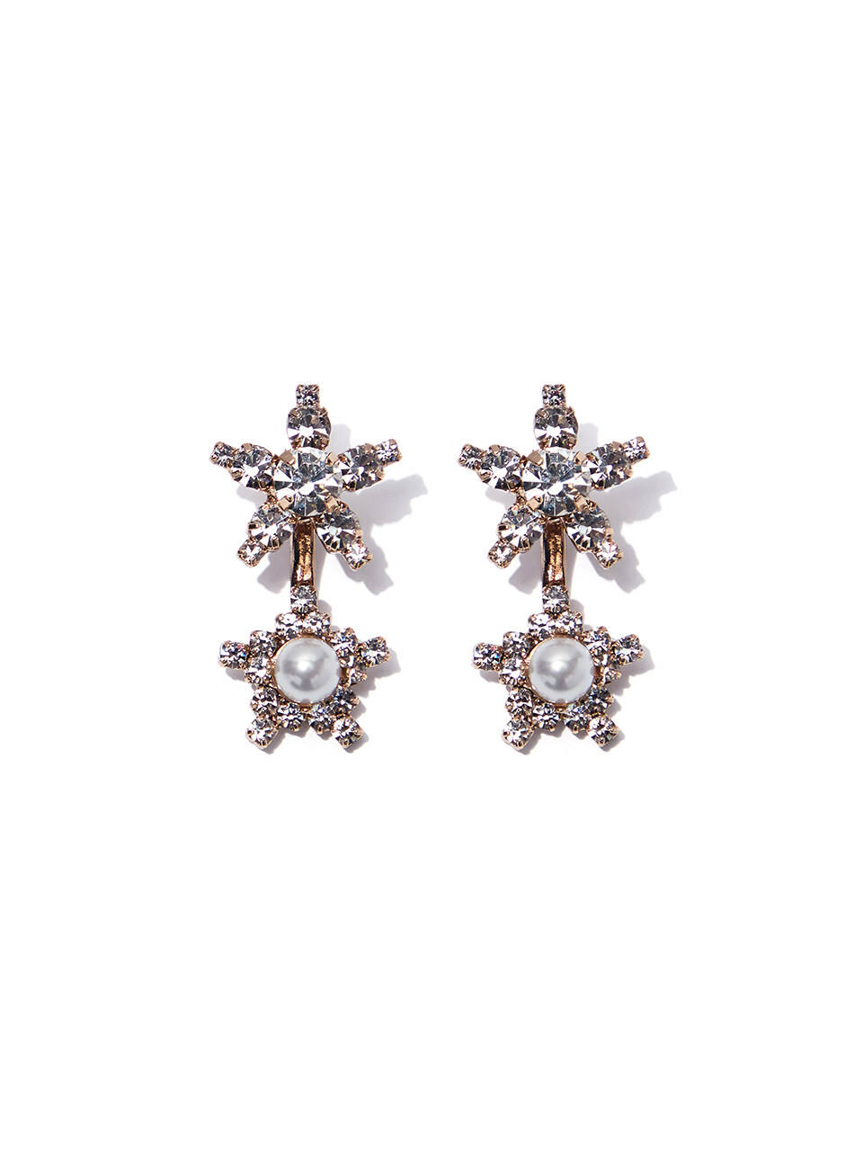 gemma alus design Double Star Earrings
