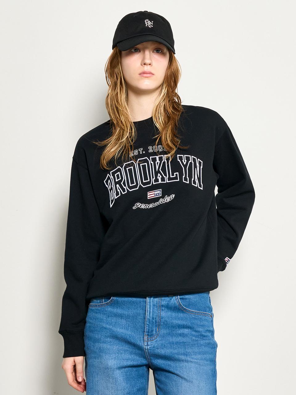 GENERAL IDEA Brooklyn Cozy Sweatshirt_Black