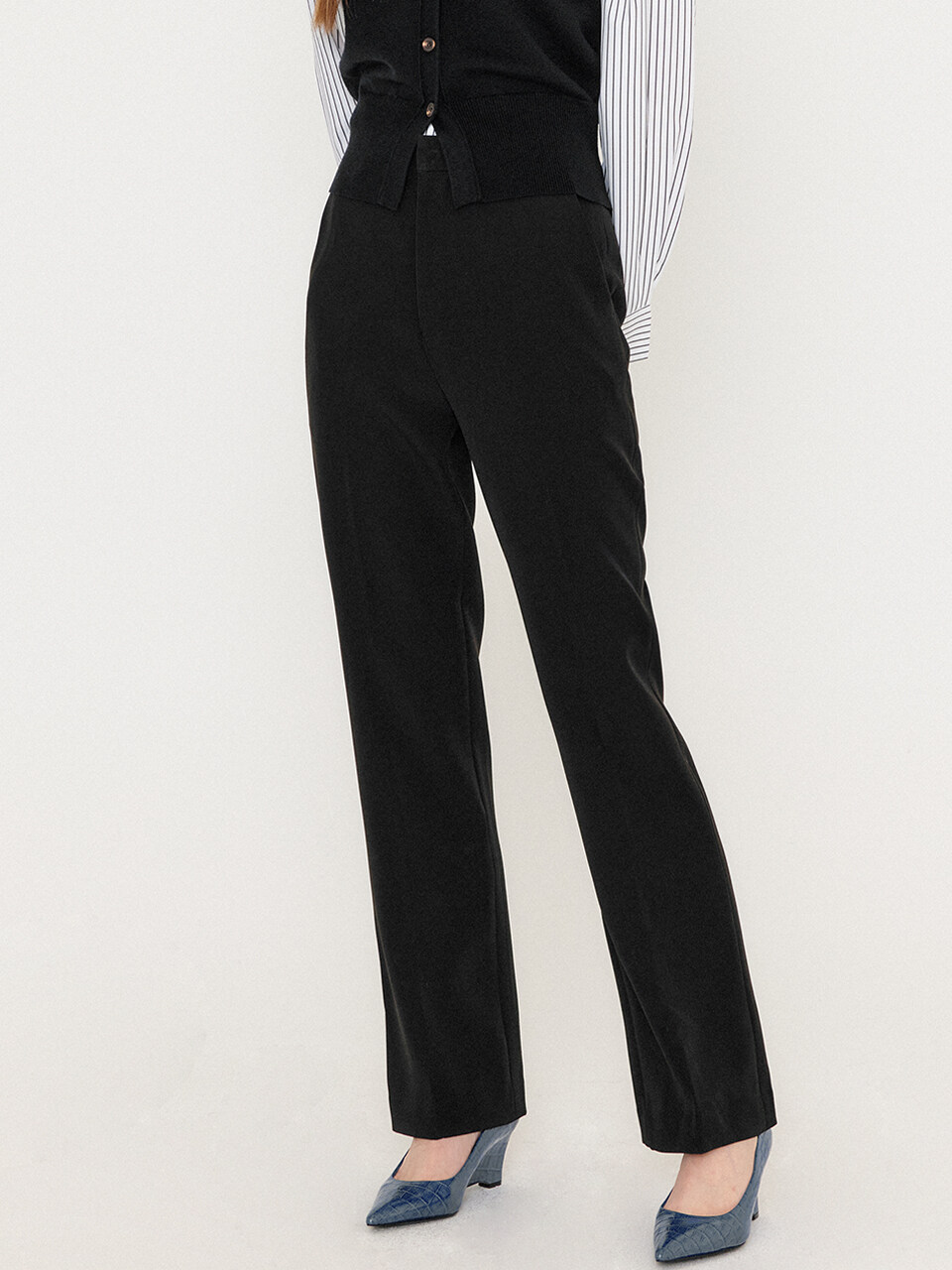 GENERAL IDEA Daily Basic Pant [Black]
