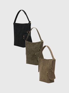 GENERAL IDEA Eco Suede Adjustable Strap Magnetic Closure Shoulder Bag (WBD4L92532)