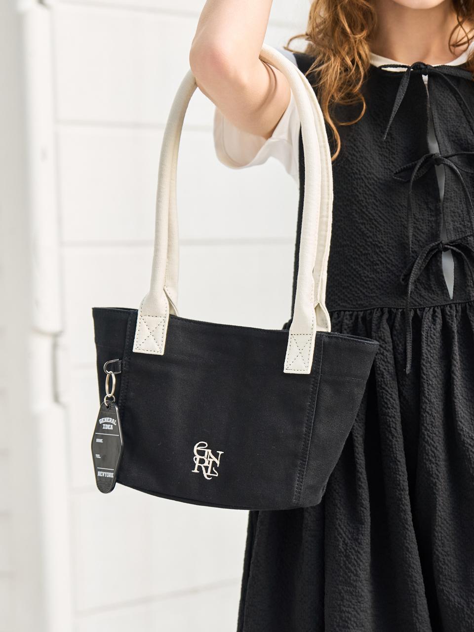 GENERAL IDEA GNRL Mini Canvas Tote Bag_Black