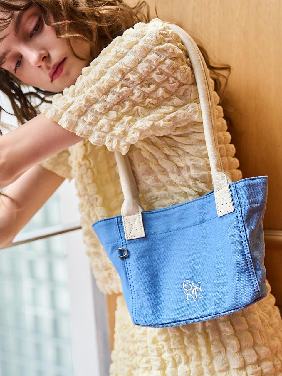 GENERAL IDEA GNRL Mini Canvas Tote Bag_Dust Blue