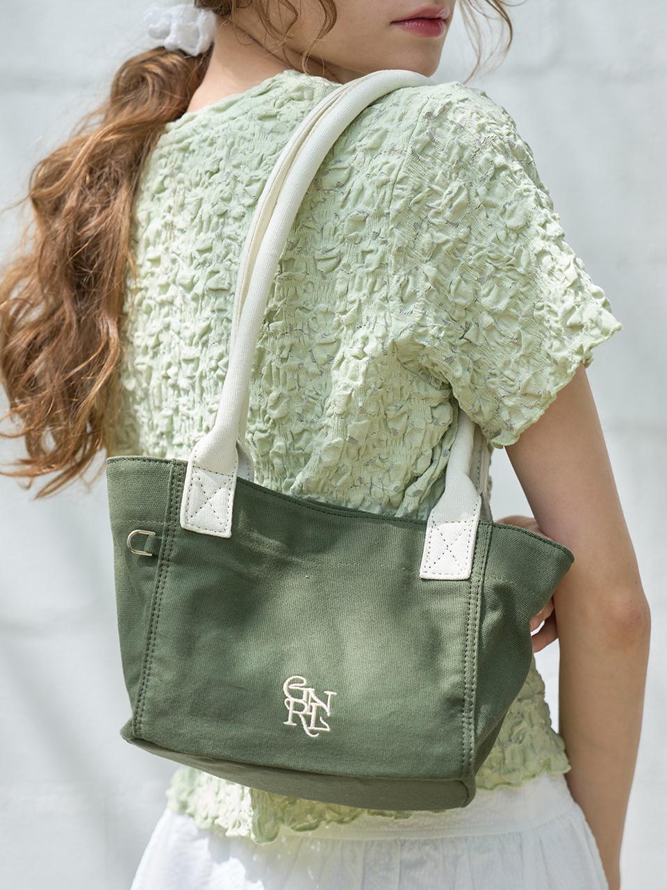 GENERAL IDEA GNRL Mini Canvas Tote Bag_Khaki