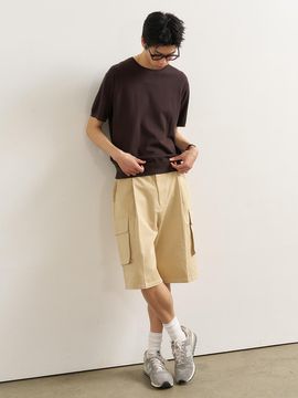 GENERAL IDEA MAN Vintage Bermuda Cargo Half Pants [BEIGE] (SBE2M12012)