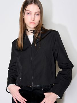 GENERAL IDEA New Classic Short Zip-Up Jacket Black