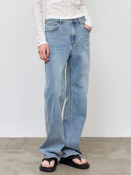 GENERAL IDEA Stretch Classic Straight Denim Pants [BLUE] (WBE1L11502)