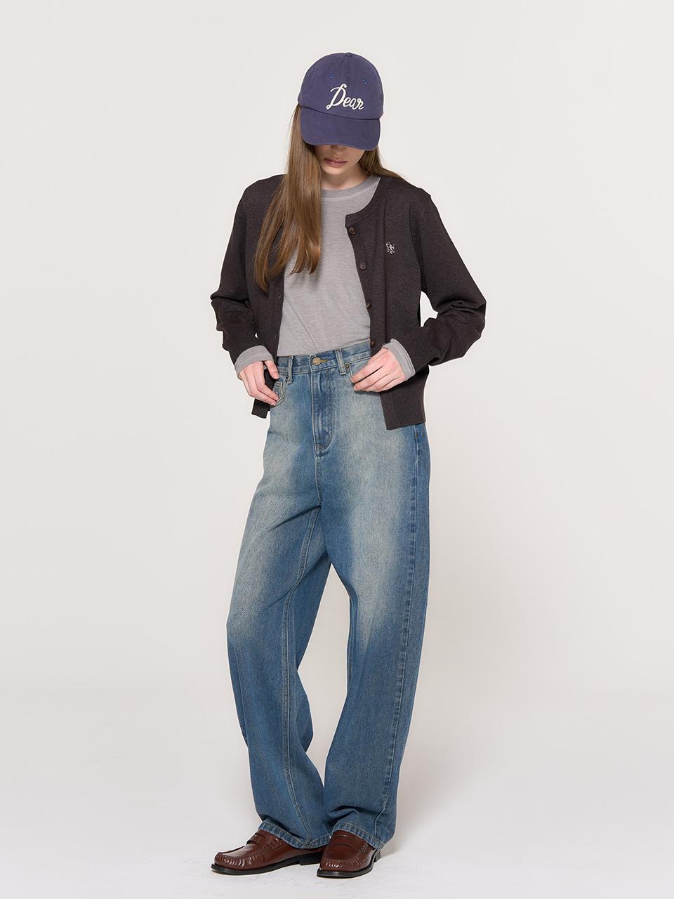 GENERAL IDEA Wide washing denim pants [BLUE] / WBD3L11501