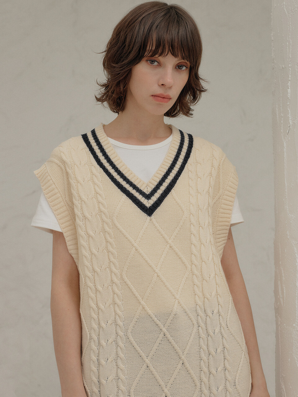 GENERAL IDEA Woman GNRL Two-way Maxi Cable Vest Dress