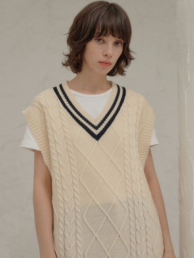 GENERAL IDEA Woman GNRL Two-way Maxi Cable Vest Dress