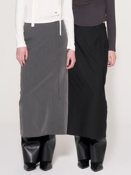 GENERAL IDEA WOMAN string H long skirt [2COL] / WBD3L13510