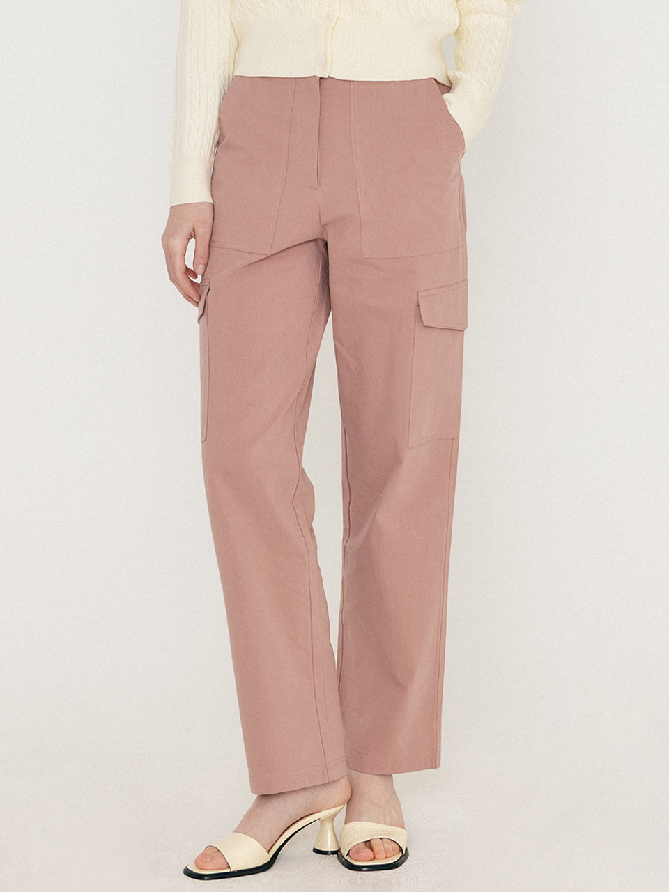 GENERAL IDEA Women Cargo Pants - Pink