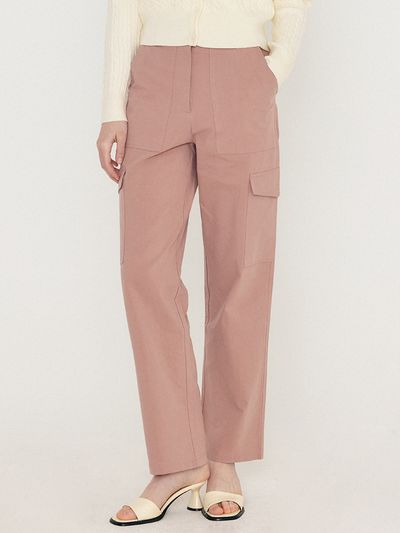 GENERAL IDEA Women Cargo Pants - Pink