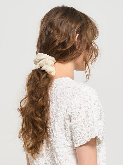GENERAL IDEA Wrinkle Hair Scrunchies (2 Color)