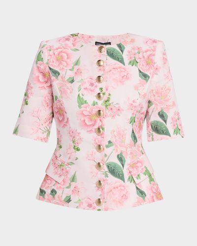 Generation Love Adriana Floral Short-Sleeve Jacket