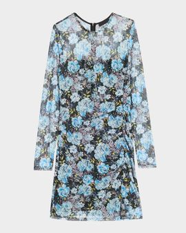 Generation Love Agnese Floral Mesh Mini Dress