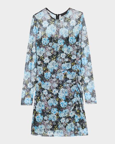 Generation Love Agnese Floral Mesh Mini Dress