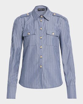 Generation Love Allure Striped Poplin Shirt