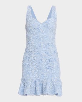 Generation Love Celena Two-Tone Lace Mini Dress