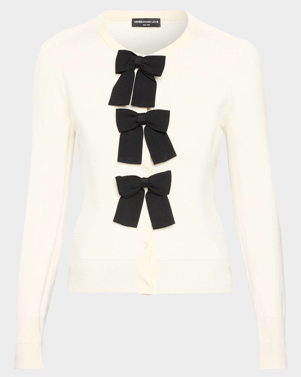 Generation Love Collins Bow Cardigan