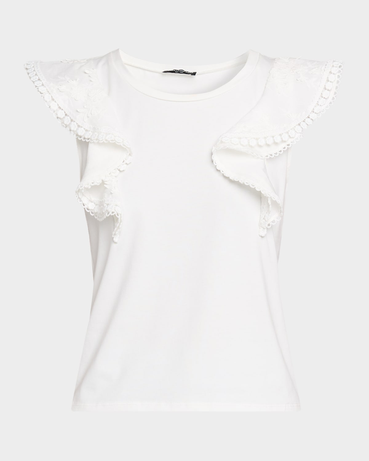 Generation Love Dana Lace Ruffle Tee