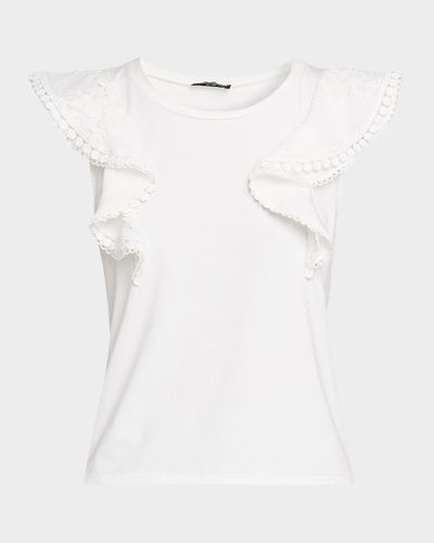 Generation Love Dana Lace Ruffle Tee