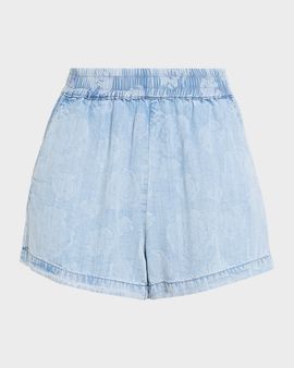 Generation Love Dorah Floral Denim Shorts