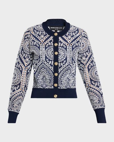 Generation Love Erin Cotton Eyelet Cardigan