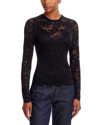 Generation Love Generation Love Clayton Crystal & Lace Top