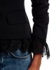 Generation Love Generation Love Faye Lace Trim Crepe Jacket - 5