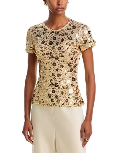 Generation Love Generation Love Galia 3D Floral Sequin Bodycon Top