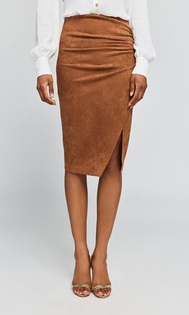 Generation Love Generation Love Gina Vegan Suede Skirt