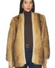 Generation Love Generation Love Heloise Faux Fur Belted Wrap Jacket - 2
