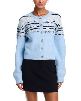 Generation Love Generation Love Hilda Fair Isle Cardigan Sweater