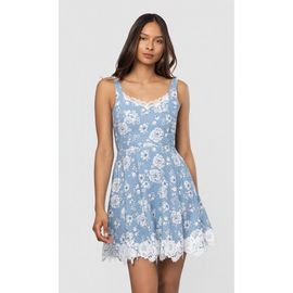Generation Love Generation Love Ivy Floral Linen Dress