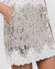Generation Love Generation Love Janet Lace Combo Sequin Skirt - 2