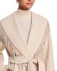 Generation Love Generation Love Jenny Fringe Wool Blend Coat - 6