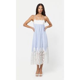 Generation Love Generation Love Juniper Lace Combo Seersucker Dress