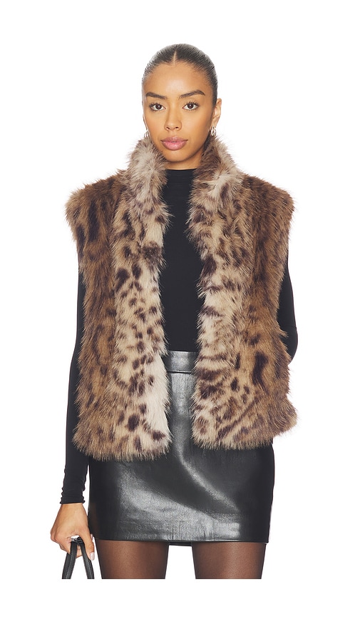 Generation Love - Liona Leopard Faux Fur Vest