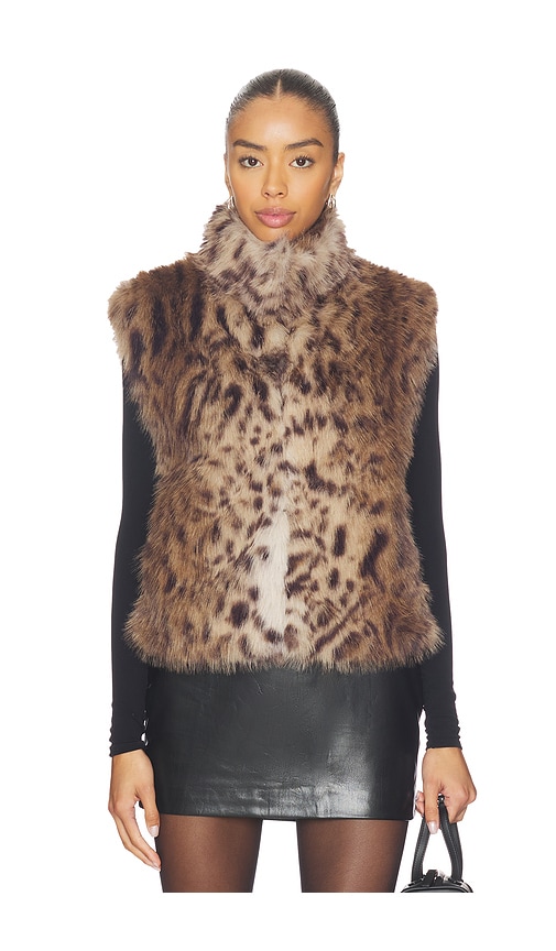 60's Leopard Fur×Suede sible Vest 60's Leopard Fur×Suede sible Vest 60's Leopard Fur×Suede