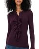 Generation Love Generation Love Maisie Ruffle Sweater Malbec - 1