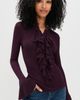 Generation Love Generation Love Maisie Ruffle Sweater Malbec - 2