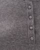 Generation Love Generation Love Olivia Lace Combo Henley Sweater Heather Charcoal/Blk - 6