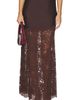 Generation Love Generation Love Perrine Lace Satin Skirt - 1